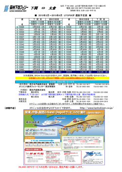 下関 &hArr; 太倉