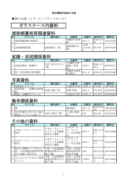 浦添朝憙短冊関連資料 家譜・系図関係資料 写真資料