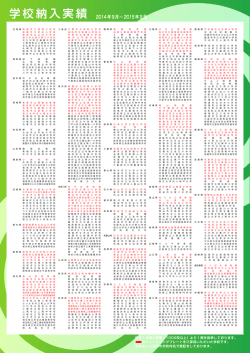 学校納入実績
