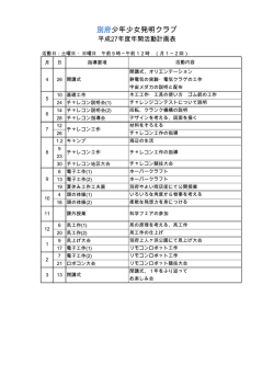 別府少年少女発明クラブ