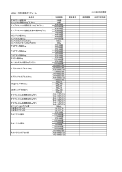 JANコード表示削除スケジュール 2015年3月3日現在 アルピニー坐剤