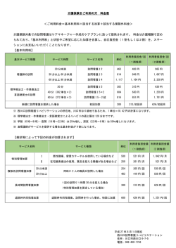 医療保険・介護保険・その他利用料金 - 在宅でのリハビリ｜西川口訪問