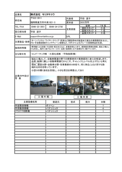株式会社 モリタキコウ - 直鞍産業振興センターADOX福岡
