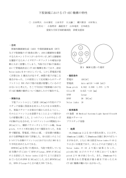 下肢領域における CT