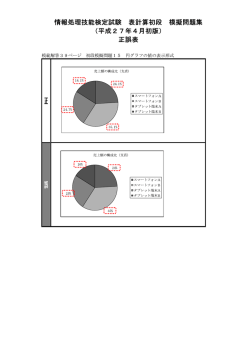 情報処理技能検定試験 表計算初段 模藁問題集 (平成27年4月初版