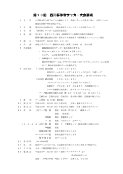 西川杯 大会要項はこちら