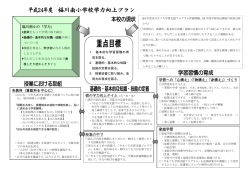 学力向上プラン