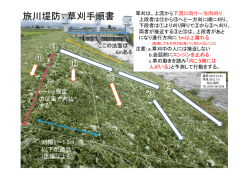 堤防の草刈 - 片山安心コンサルタント