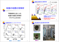 地盤の地震応答解析