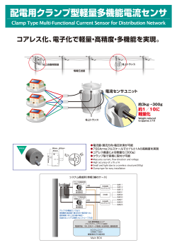 Clamp Type Multi-Functional Current Sensor for Distribution Network