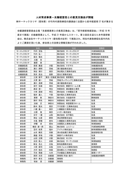 人材育成事業－先輩経営者との意見交換会が開催
