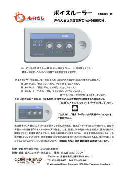 ボイスルーラー \10,000+税