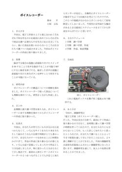 ボイスレコーダー