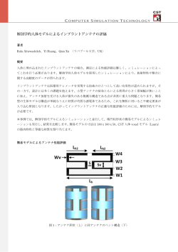 解剖学的人体モデルによるインプラントアンテナの評価