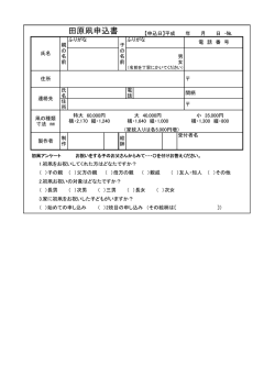 田原凧申込書