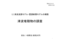 「2-1-2 津波堆積物の調査」（PDF形式）