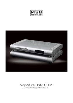 Signature Data CD V