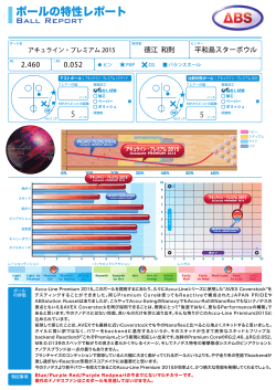 ボールの特性レポート