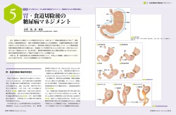 胃・食道切除後の 糖尿病マネジメント