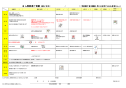 様 入院診療計画書 病名/症状（ / ）（胃粘膜下層剥離術