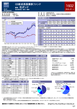 月次レポート - Goldman Sachs