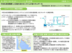 中空糸逆浸透膜による海水淡水化システムの省エネルギー化