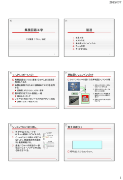 製造 / テスト / 検証