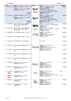 水中カメラ製品一覧（定価表） - 株式会社スリーディー 3D Corporation