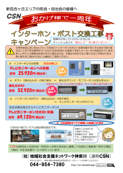 見やすいチラシはこちらから - 一般社団法人地域社会支援ネットワーク