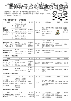 苦手なところをがんばろう！自由研究