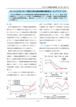 ルーメンpHセンサ一で捉えた乳牛泌乳初期の潜在性丿レーメンアシ
