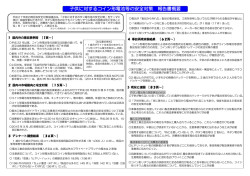 子供に対するコイン形電池等の安全対策 報告書概要