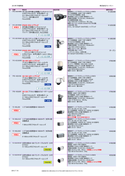 HD-SDI フルHDカメラ製品一覧