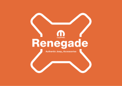 Renegade 純正アクセサリーカタログ - Jeep