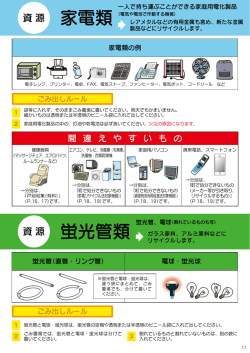蛍光管類 家電類