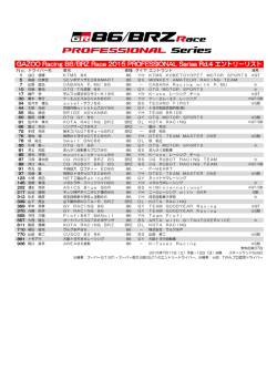 プロフェッショナルシリーズ - TOYOTA GAZOO Racing