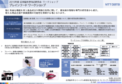 ブレインフード ワークショップ