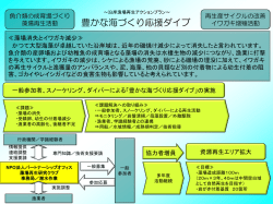 豊かな海づくり応援ダイブのイメージファイルはこちら