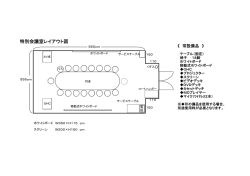 特別会議室レイアウト図