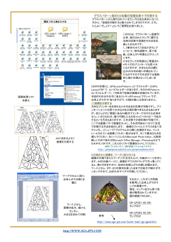 グラスパターン誌のCD収載の型紙を原寸で印刷する http://www.sgs