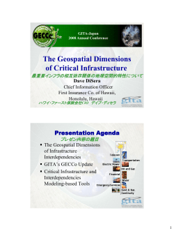Geospatial Interdependencies of Critical Infrastructure - GITA