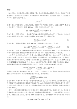 解答と解説