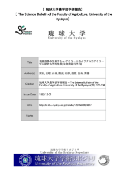 見る/開く - 琉球大学