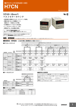 H7CN DIN48&times;48mmの ベストセラーカウンタ
