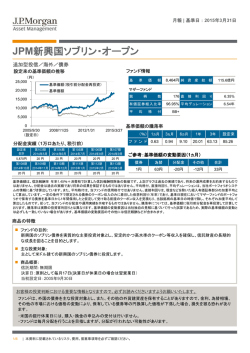 JPM新興国ソブリン・オープン - JPモルガン･アセット・マネジメント
