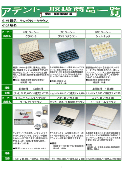 中分類名： 小分類名：