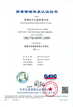 ISO/TS16949: 2009