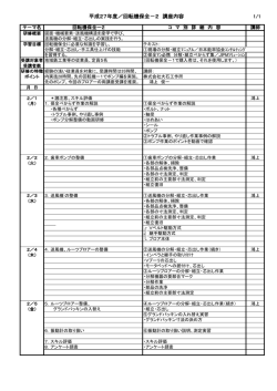 講 座 概 要