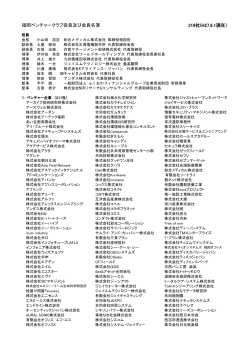 役員・会員名簿 - FVM｜フクオカベンチャーマーケット