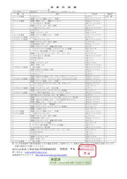 演奏許諾書